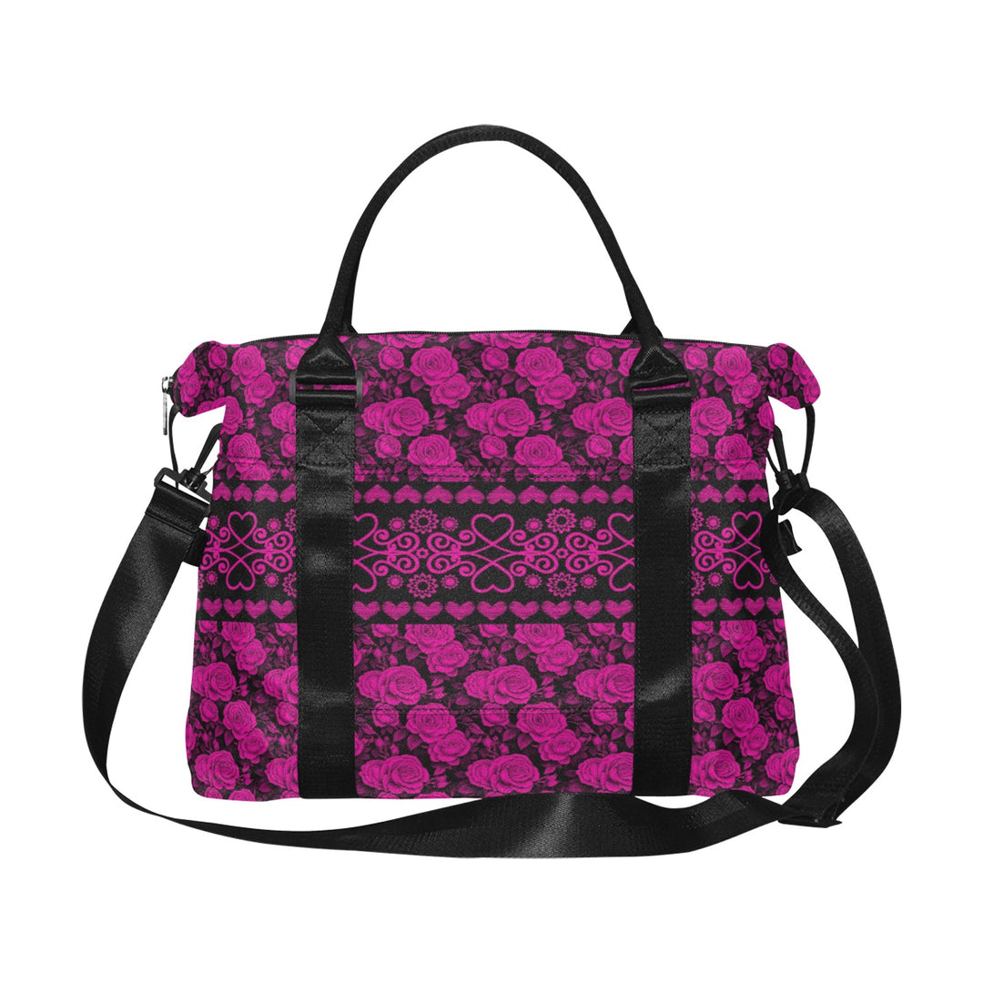 Caddy Fushia Roses Luggage Caddy