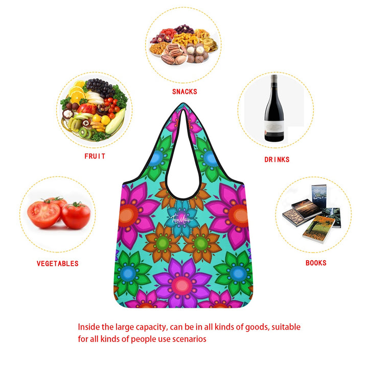 Shopping bag Retro Floral (large version)