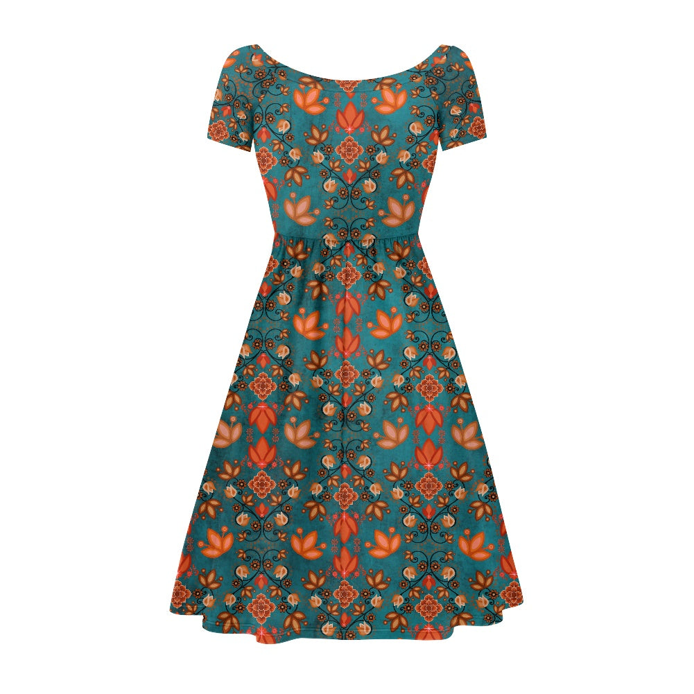 Women's short sleeve dress