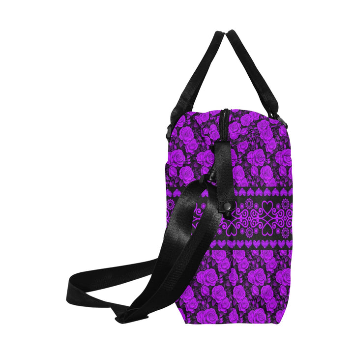 Caddy Purple Roses Luggage Caddy