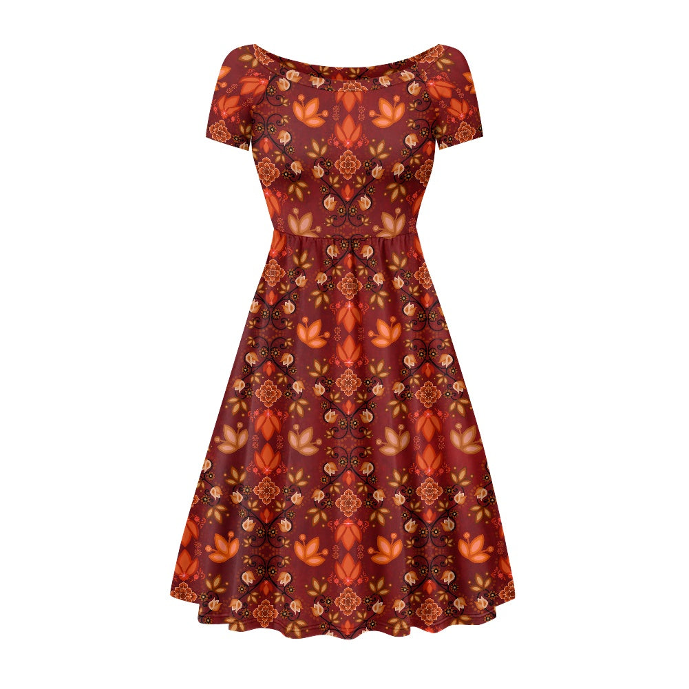 Women's short sleeve dress