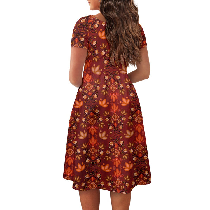 Women's short sleeve dress