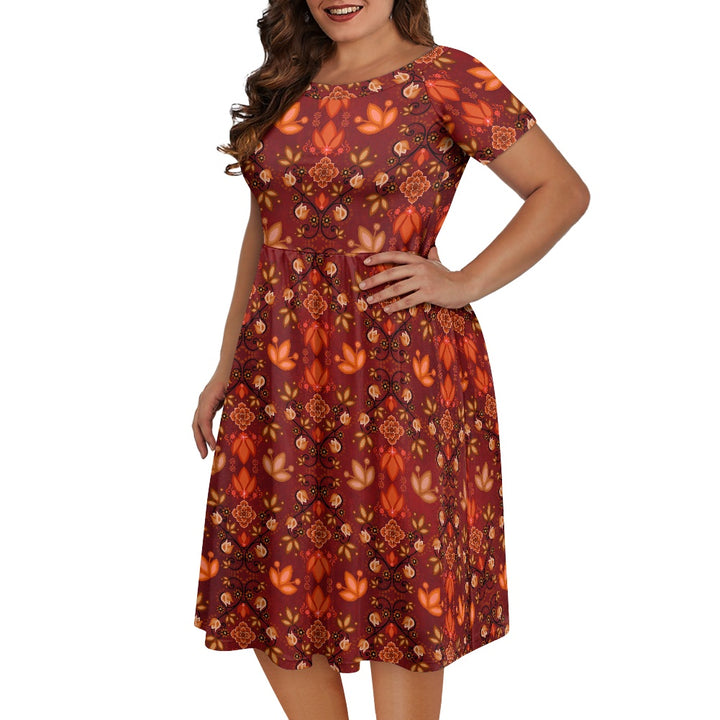 Women's short sleeve dress
