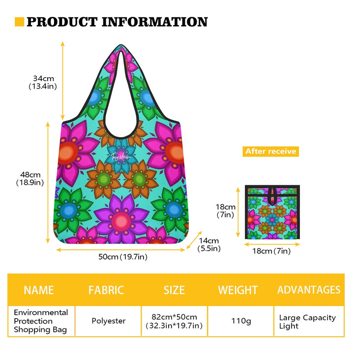 Shopping bag Retro Floral (large version)