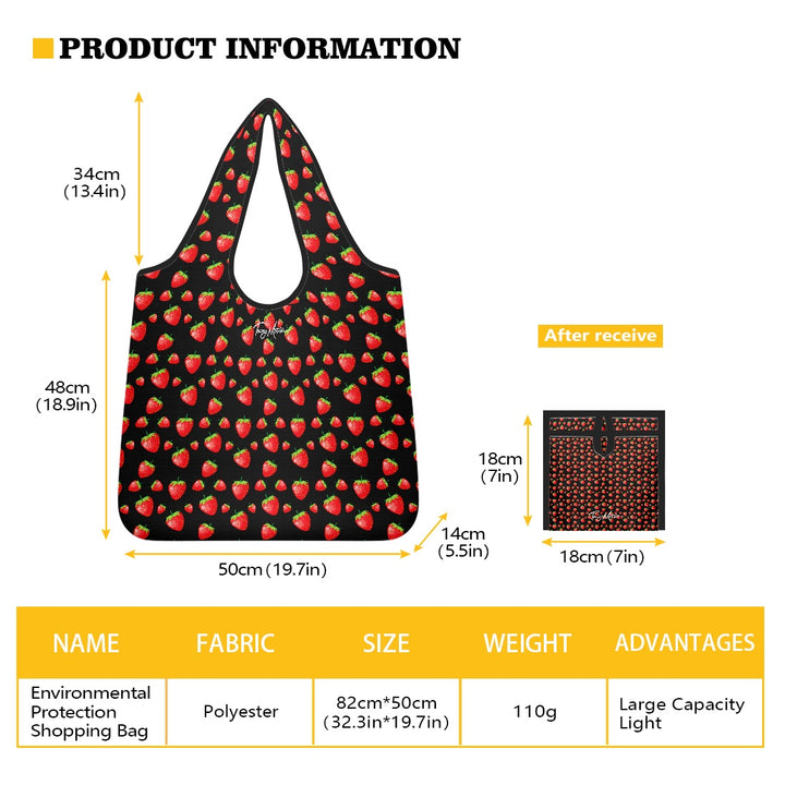 Shopping bag Strawberries (large version)