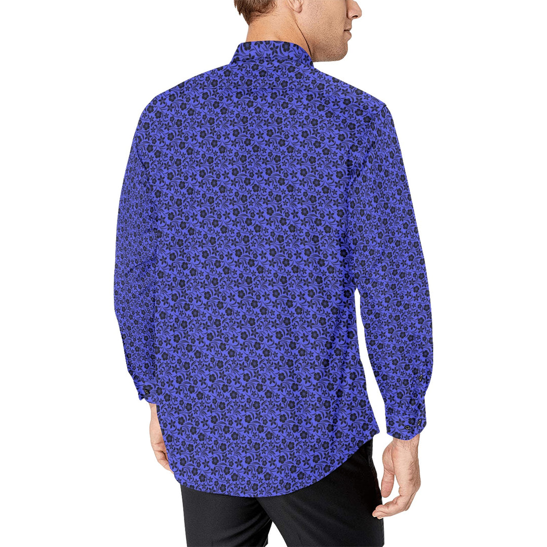 Men's All Over PrintMens Dress Shirt Hawaiian Floral
