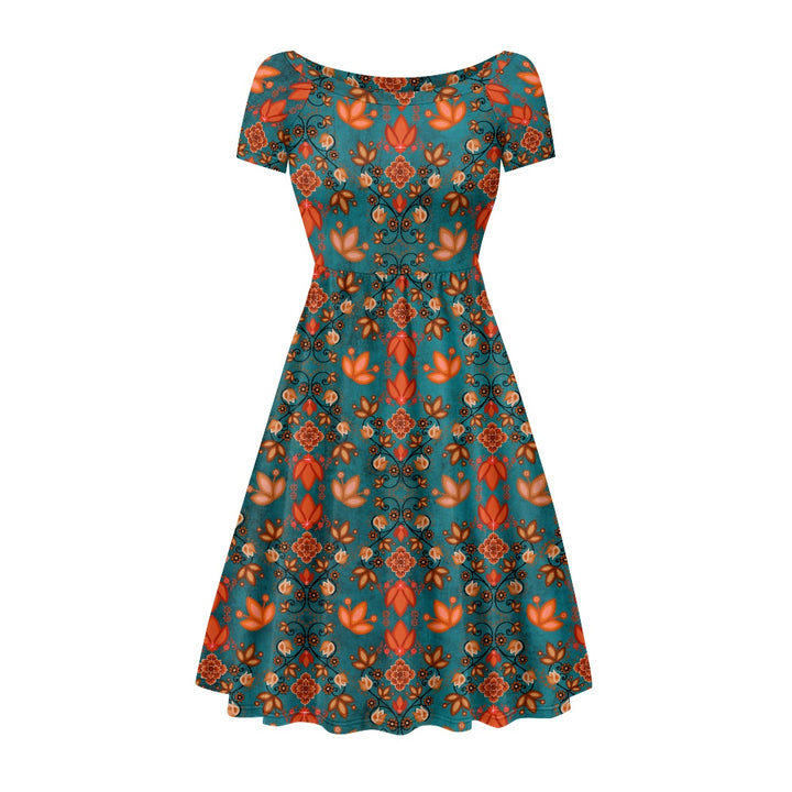Women's short sleeve dress