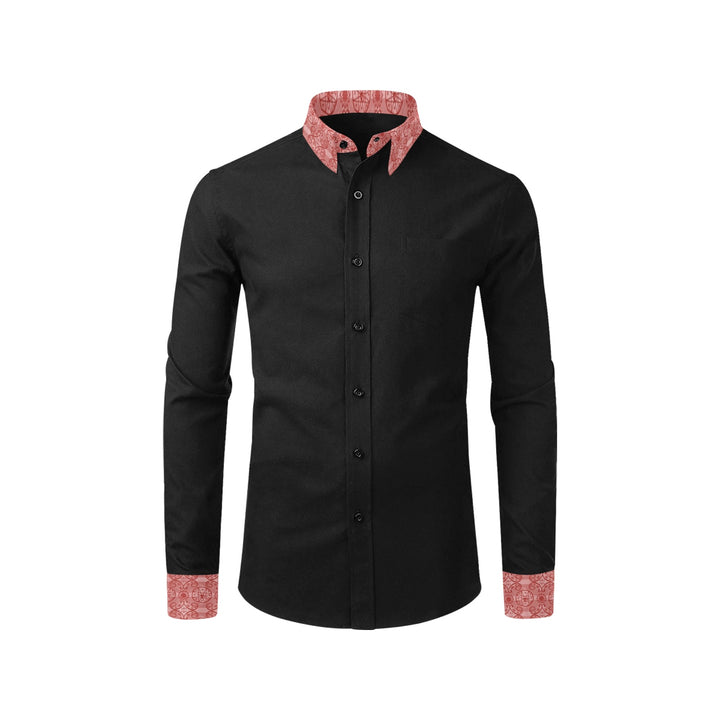 Mens Dress Shirt Mi'gmaq Star Red