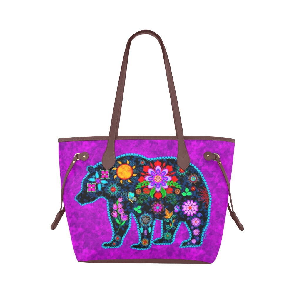 Spirit Bear Handbag One Size Purple