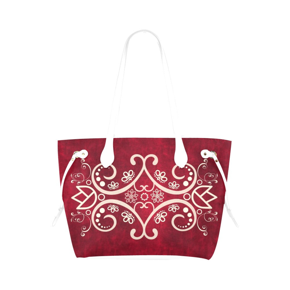 Motif Handbag One Size Red