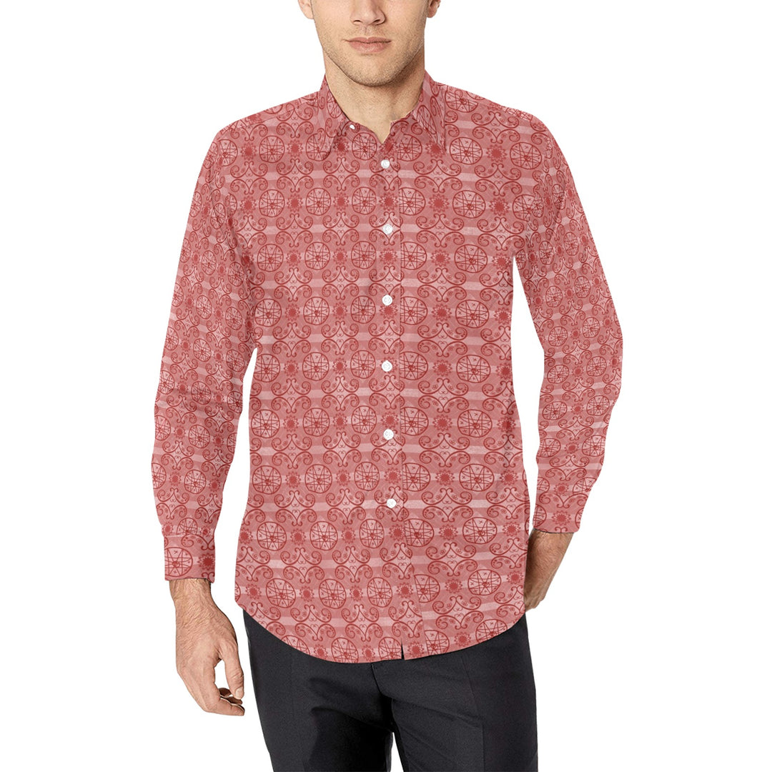 Mens Dress Shirt Mi'gmaq Star