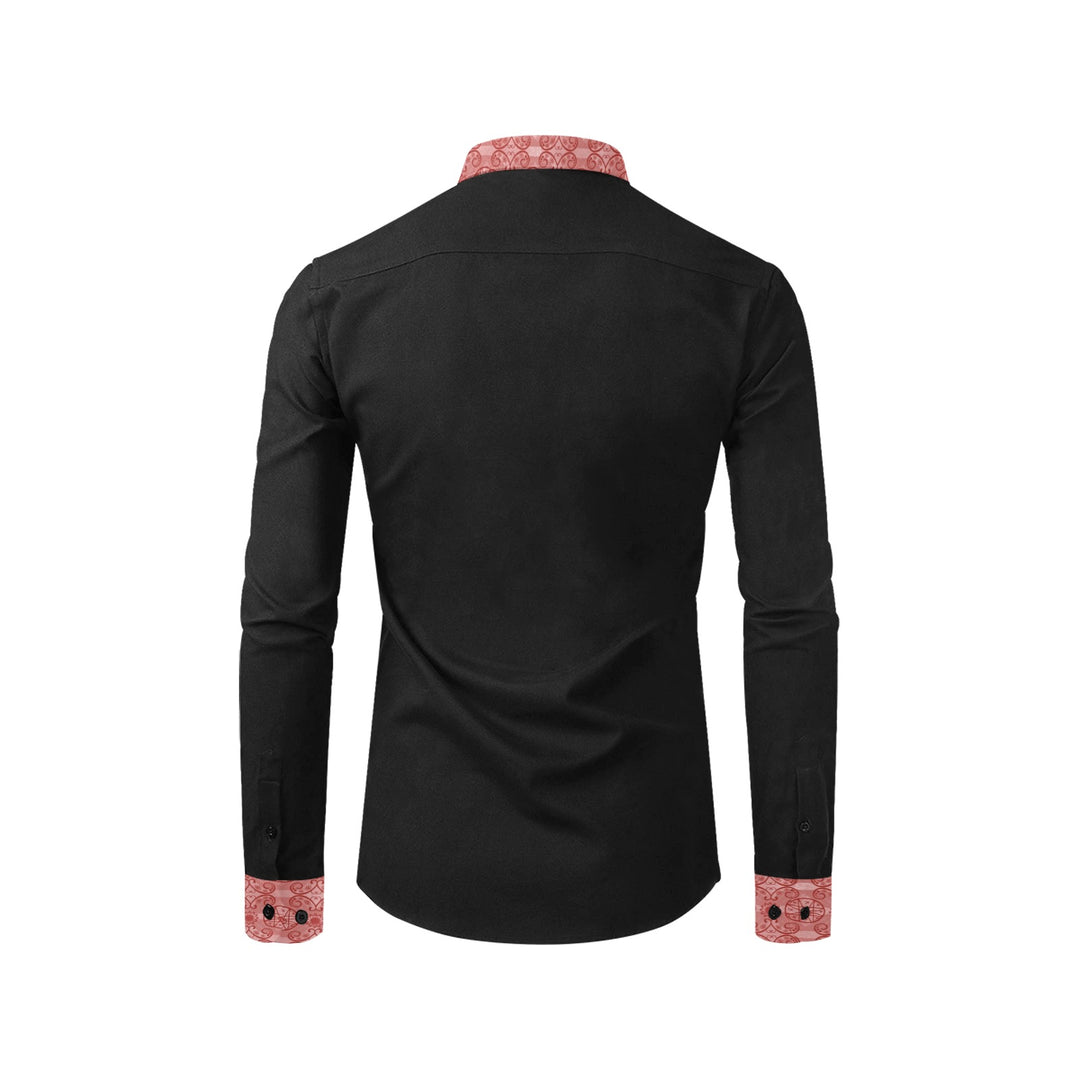Mens Dress Shirt Mi'gmaq Star Red