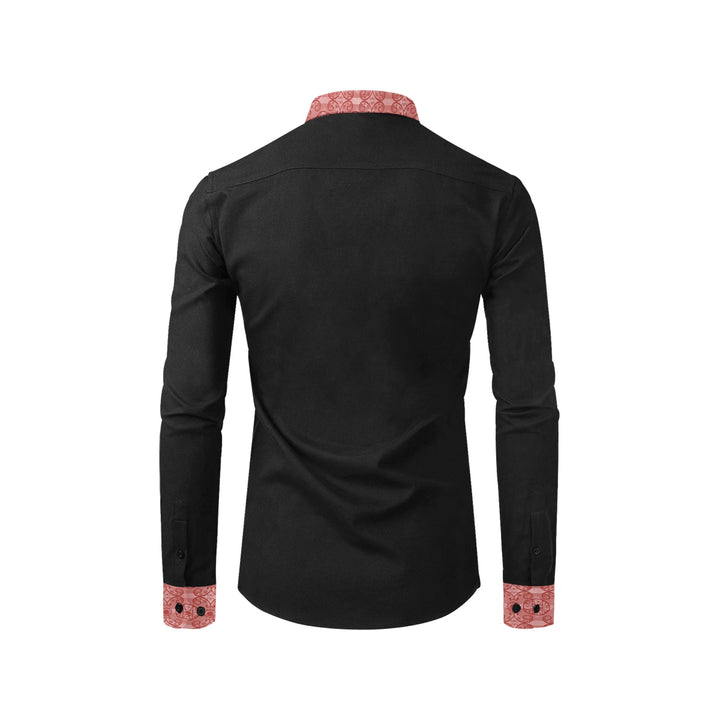 Mens Dress Shirt Mi'gmaq Star Red