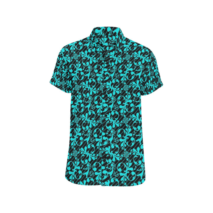Mens Short Sleeve Dress Shirt Flute Guy