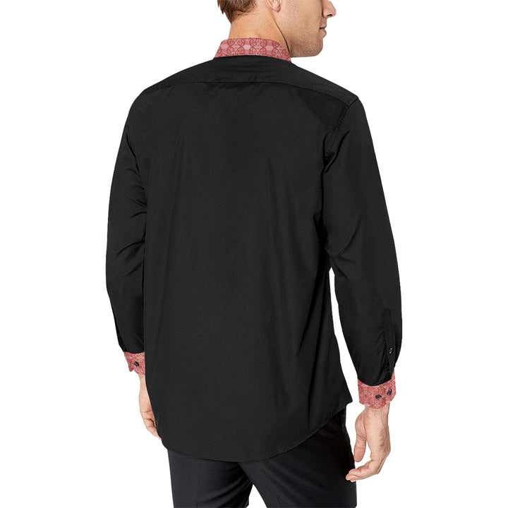 Mens Dress Shirt Mi'gmaq Star Red
