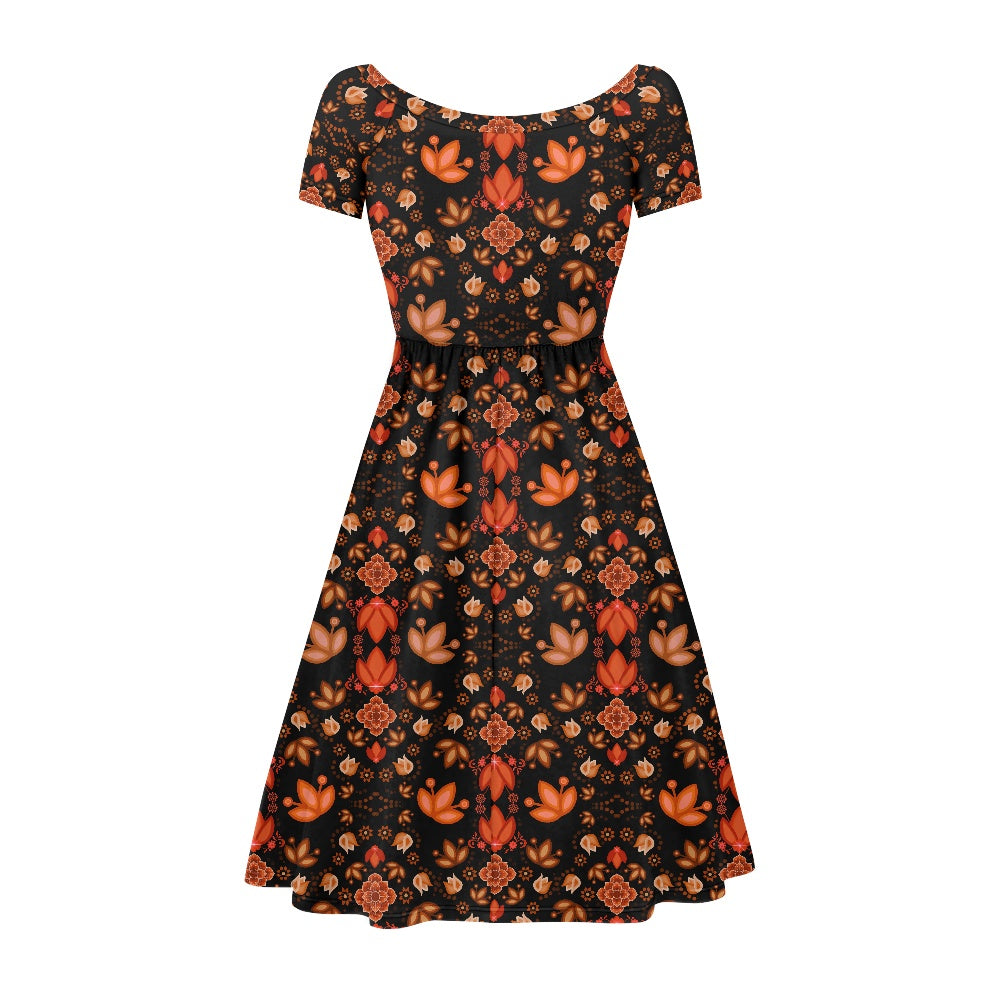 Women's short sleeve dress