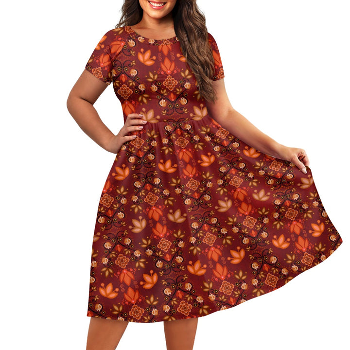 Women's short sleeve dress