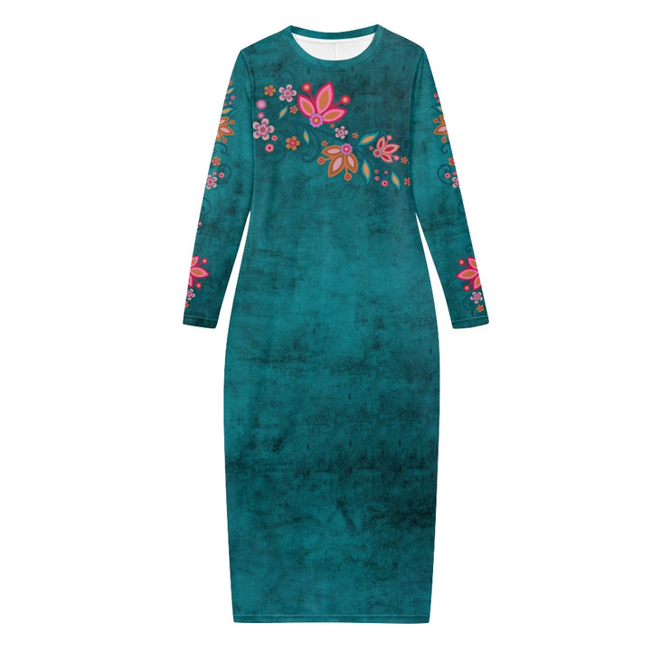 Women's long-sleeved dress (extended)