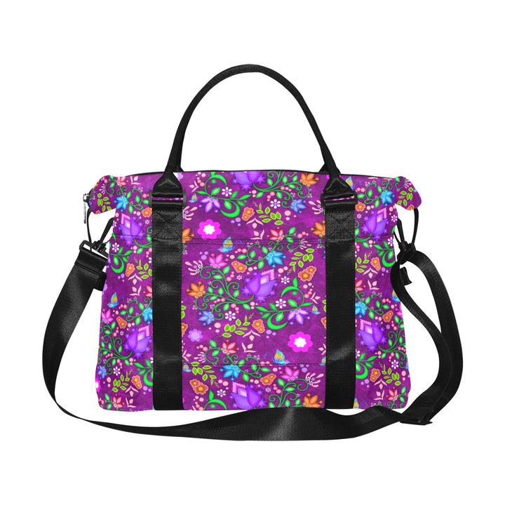 Luggage Caddy - Floral Purple