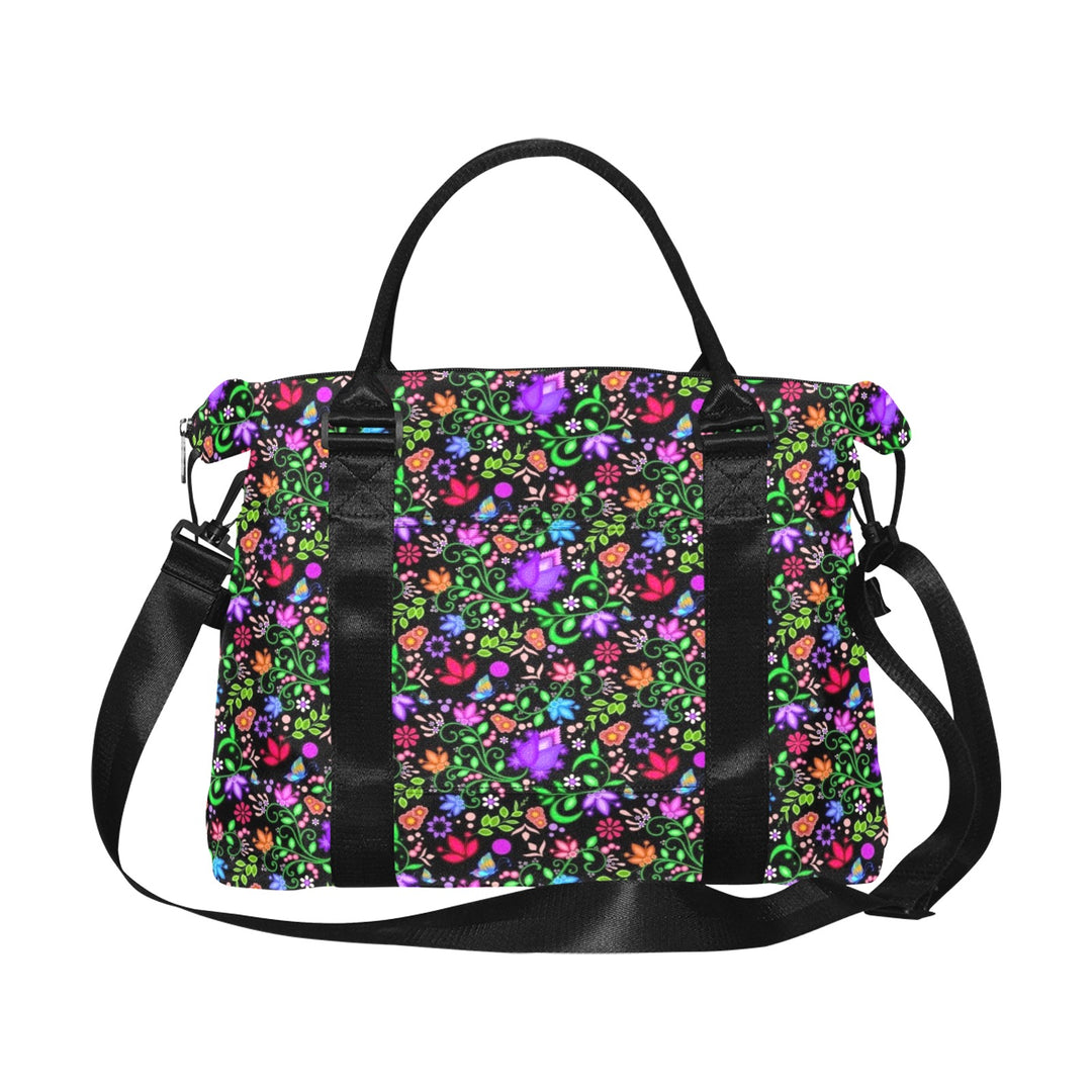 Luggage Caddy - Floral Black