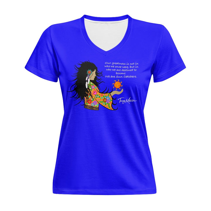 Women's V-neck T-shirt