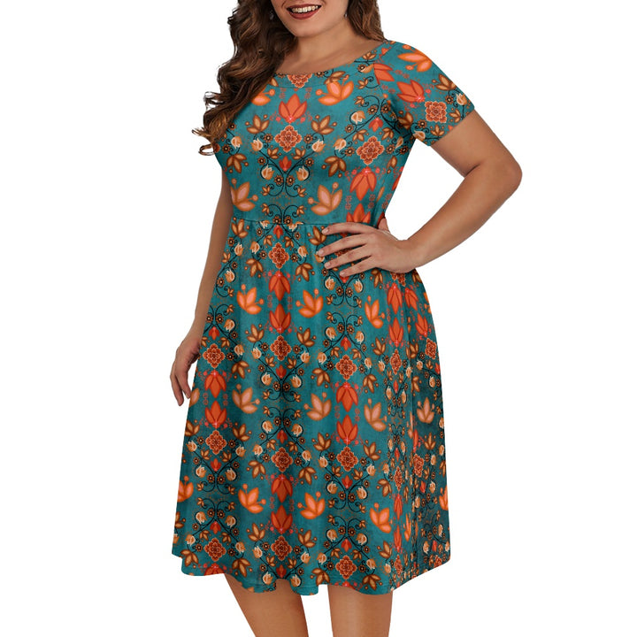 Women's short sleeve dress