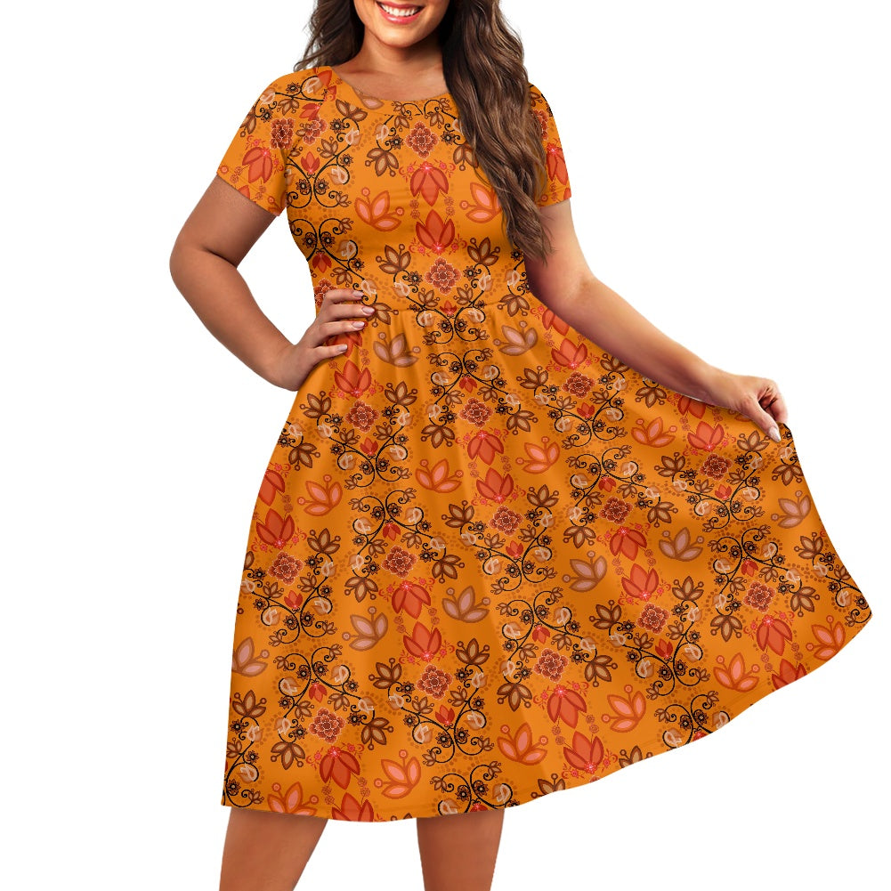 Women's short sleeve dress