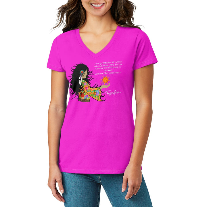 Women's V-neck T-shirt