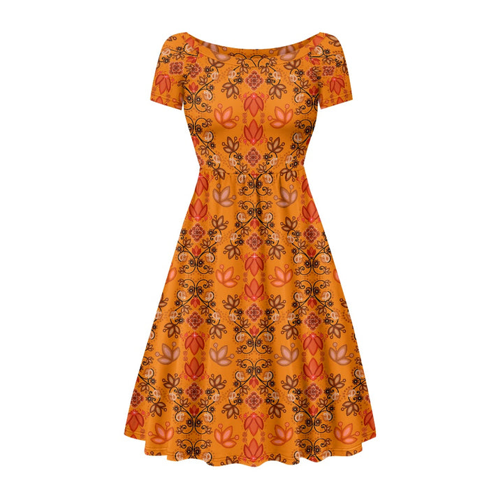 Women's short sleeve dress
