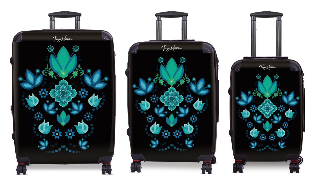 Luggage Tracey Metallic Designs