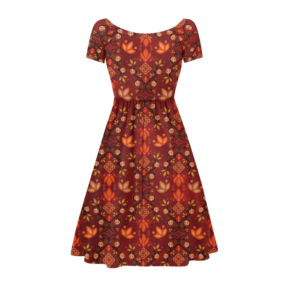 Women's short sleeve dress