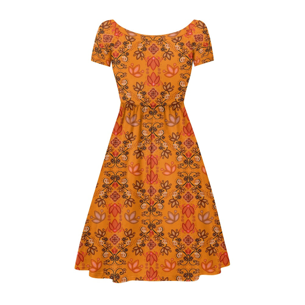 Women's short sleeve dress