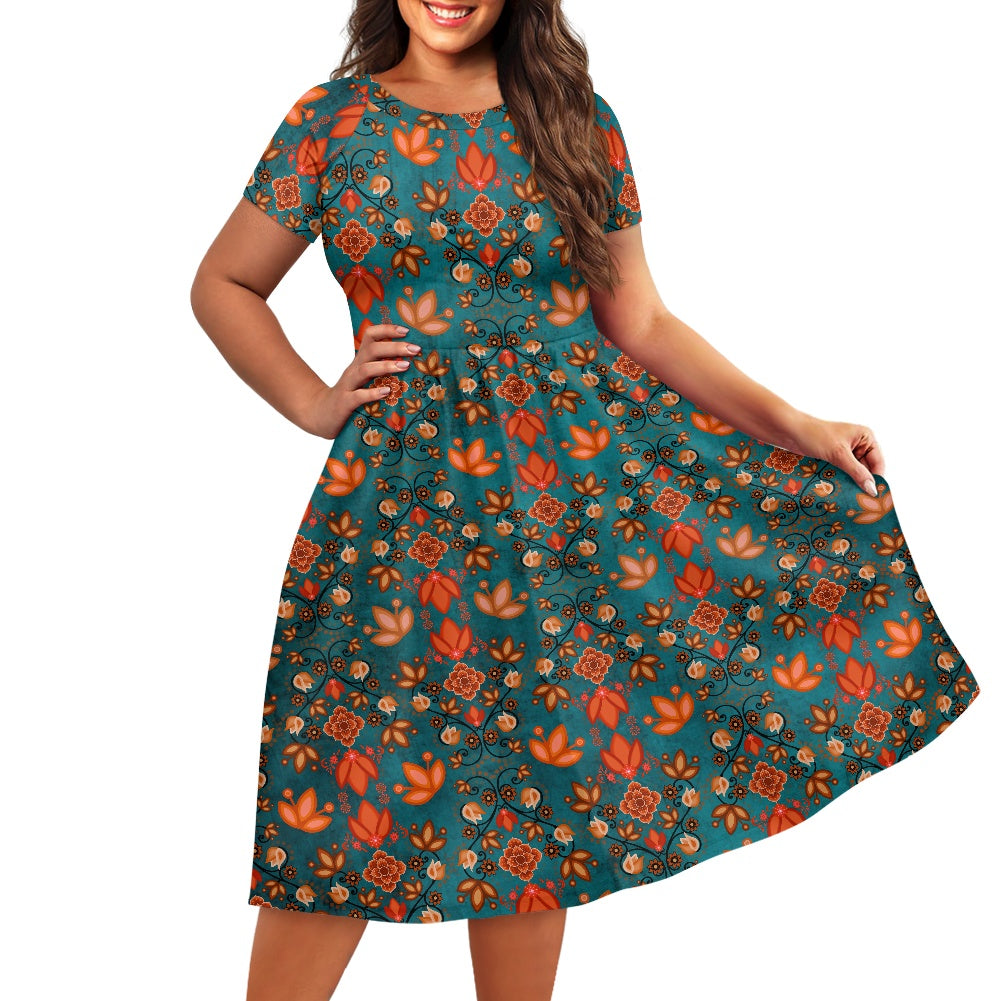 Women's short sleeve dress