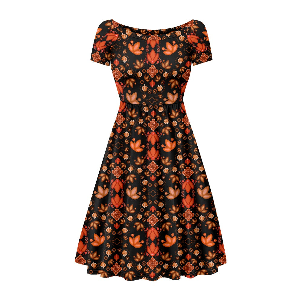 Women's short sleeve dress