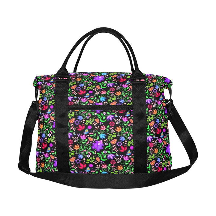 Luggage Caddy - Floral Black