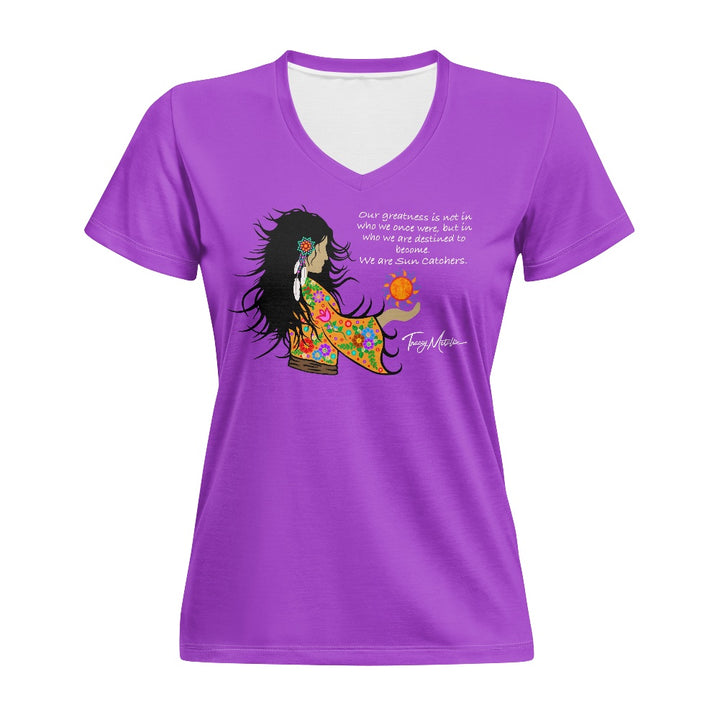Women's V-neck T-shirt