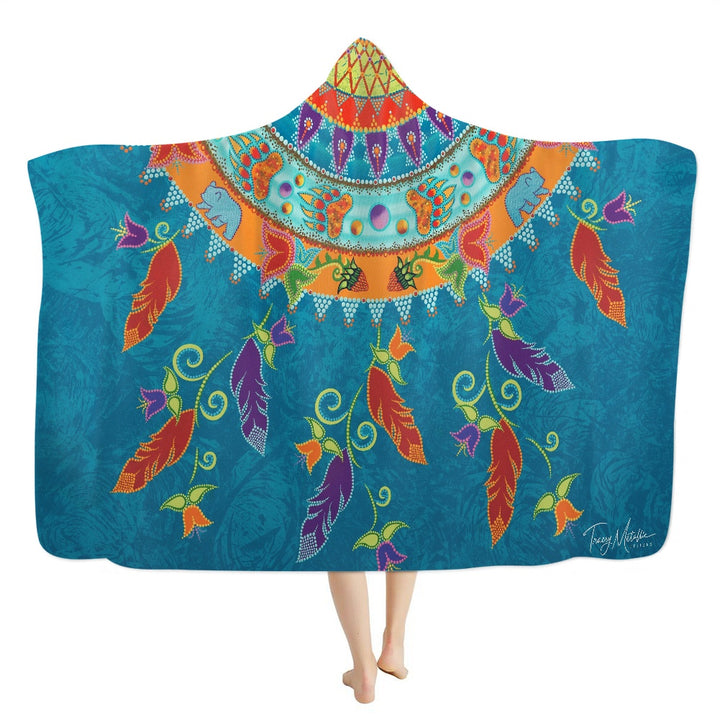 High Spirits Thick Hooded Blanket for Adults