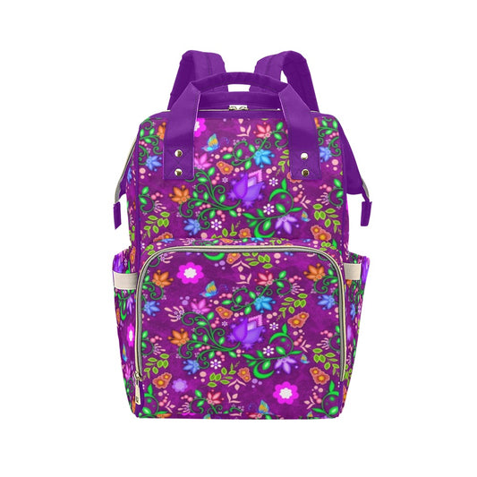 Backpack All Over Floral Purple