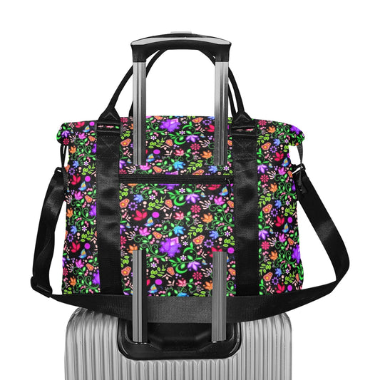 Luggage Caddy All Over Floral Black