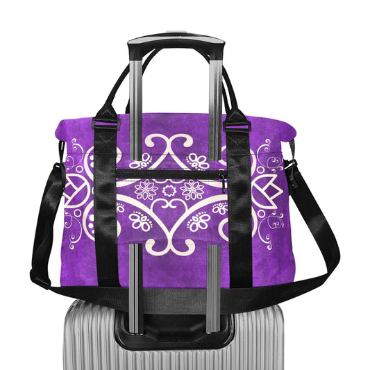 Luggage Caddy Motif Purple