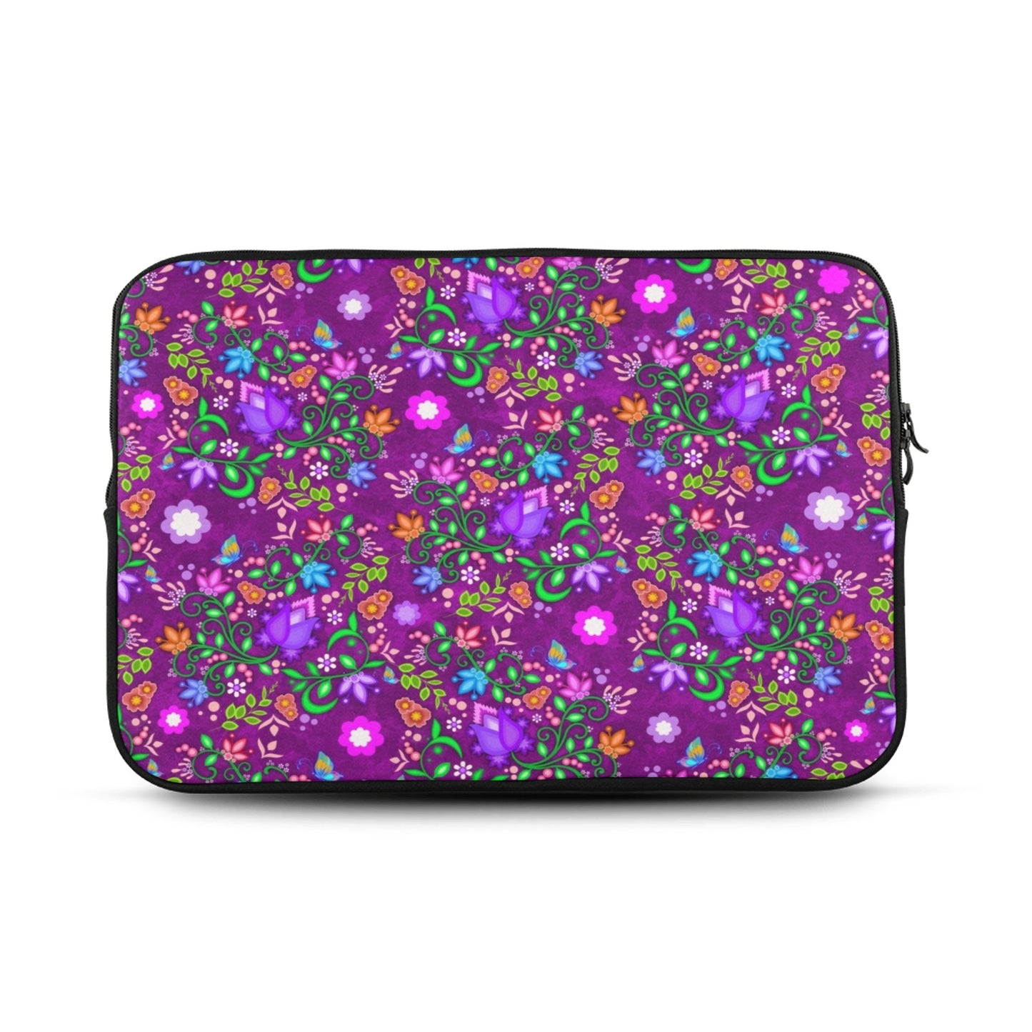 Laptop Sleeve All Over Floral Purple