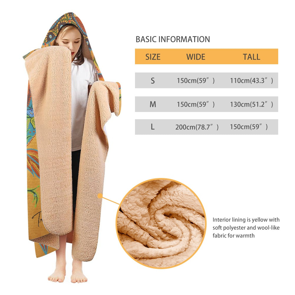 Sweet Dreams Thick Hooded Blanket for Adults