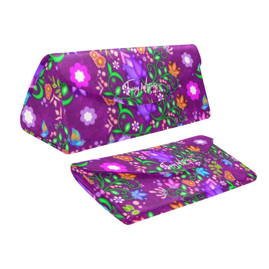 Glasses Case - All Over Floral (Purple)